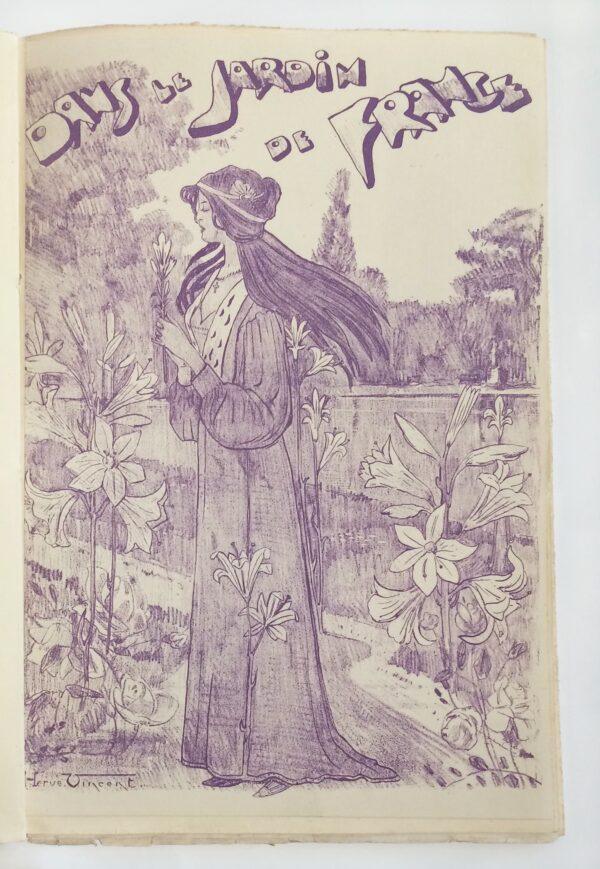 Chansons-de-La-fleur-de-lys-1793.-Preface-de-Georges-drsquoEsparbes.-Couverture-aquarelle-et-quinze-lithographies-hors-texte-sur-velin-de-E.-Herve-Vincent Chansons-de-La-fleur-de-lys-1793.-Preface-de-Georges-drsquoEsparbes.-Couverture-aquarelle-et-quinze-lithographies-hors-texte-sur-velin-de-E.-Herve-Vincent