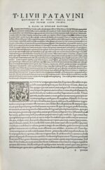 T.-Livii-Patavini-latinae-historiae-principi-decades-tres-cum-dimidia-longe-quam-hactenus-emendatiores-compluribus-locis-partim-Caelii-secundi-curionis-industria-partim-collatione-meliorum-codicum-suae-integritati-restitutis.-Eiusdem-Caelii-S.C.-prefatio…L.-Florii-epitomae…-Beati-Rhenani-et-Sigismundi-Gelenii…-annotationes.-Chronologia-Henrici-Glareani…