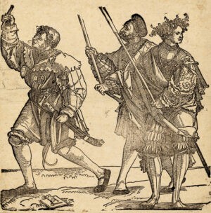 Maitre-Le-de-ceremonies-et-le-porteur-de-torche