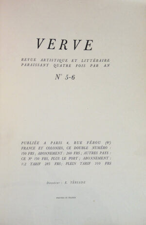 Verve.-Revue-Artistique-et-Litteraire.-Volume-II-N°5-6-july-october-1939.-La-figure-humaine