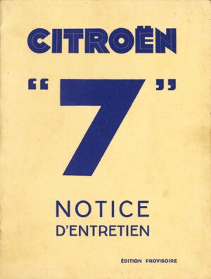 Citroen.-7-Notice-dentretien.-Edition-provisoire