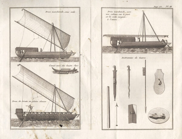 Relation-des-malheurs-et-de-la-captivite-pendant-deux-ans-et-cinq-mois-du-capitaine-David-Woodard-et-de-quatre-de-ses-compagnons-dans-lrsquoisle-de-Celebes-situee-sous-la-ligne-equinoxiale-avec-la-description-de-cette-Isle-de-ses-productions-et-des-moeurs-et-coutumes-de-ses-habitans-suivie-de-plusieurs-recits-interessants-de-naufrages-modernes.-Traduit-de-lrsquoanglais-sur-la-3e-edition.-Avec-le-portrait-du-Capitaine-Woodard-et-quatre-planches-et-cartes-gravees-en-taille-douce.-William-Vaughan-armateur-anglais