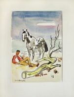 Yves-Brayer-et-la-Provence.-Peintures-aquarelles-dessins.-Texte-de-Andre-Chamson