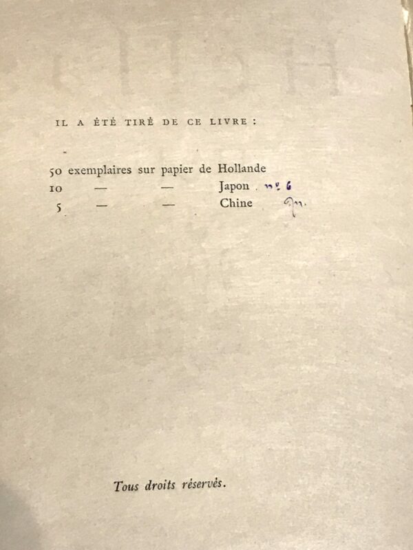 Reunion-de-deux-ouvrages-en-un-volume-in-16-bradel-demi-percaline-rouge-a-coins-dos-a-faux-nerfs-dores-titre-et-ex-libris-dore-tranches-peintes-de-motifs-floraux-reliure-de-lepoque-8211-Hellas.-Paris-Alphonse-Lemerre-1889-103-3-pp.-1-f.-blanc.-Edition-originale-exemplaire-N°6-des-10-sur-Japon-apres-5-sur-chine-envoi-autographe-signe-a-la-Contessina-Tea-Marcello.-Ce-memorial-de-route-dans-la-Provence-de-lAntiquite-8211-respectueux-hommage.-Paul-Marieton-1890.-Souvenance.-Poesies.-Avec-Preface-de-Josephin-Soulary-et-Lettre-de-Frederic-Mistral.-Paris-Alphonse-Lemerre-1884-VIII-101-1-pp.-1-f.-blanc