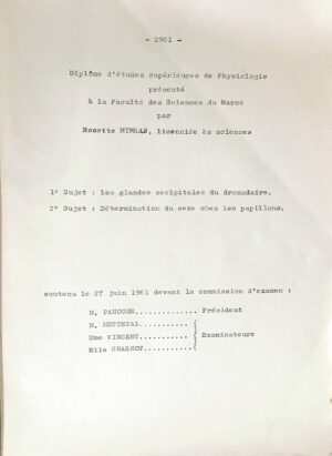 Les-glandes-occipitales-du-dromadaire.-Diplome-detudes-superieures-de-Physiologie-presente-a-la-Faculte-des-sciences-du-Maroc-soutenu-le-27-juin-1961-devant-la-commission-dexamen-M.-Pamouse-president-Metetal-Mme-Vincent-Melle-Charnot-examinateurs