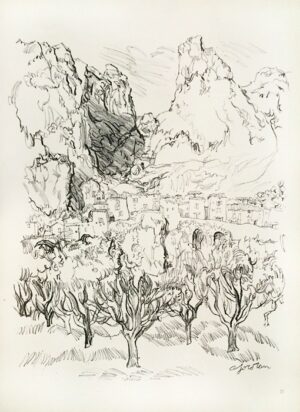 Trois-bouquets-provencaux-accompagnes-de-dix-lithographies-originales-drsquoAndre-Jordan