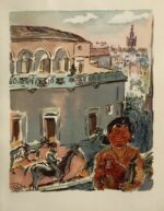 Femme-La-et-le-pantin-lithographies-de-Roger-Wild