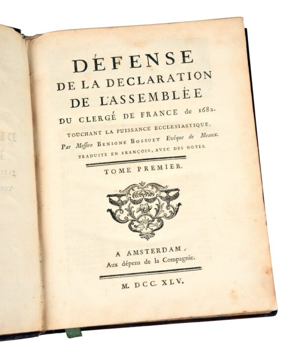 Defense-de-la-declaration-de-lAssemblee-du-Clerge-de-France-de-1682.-Touchant-la-puissance-ecclesiastique.-Traduite-en-Francois-avec-des-notes-par-Charles-Francois-Le-Roy-1698-1787