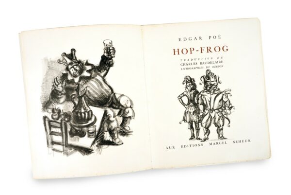 Hop-Frog.-Le-Masque-de-la-Mort-Rouge.-Traduction-de-Charles-Baudelaire.-Lithographies-de-Berdon