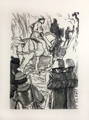 Abbesse-Lrsquo-de-Castro-vingt-trois-illustrations-dessinees-par-Auguste-Leroux-huit-hors-texte-dont-un-en-frontispice-graves-par-Georges-Beltrand-en-tetes-et-culs-de-lampe-graves-par-G.-Beltrand-Ch.-Clement-A.-et-P.-Baudier