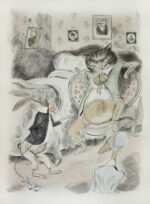 Fables-vol.-I-et-II-et-Contes-vol.-III-IV-et-V-de-La-Fontaine-illustres-drsquoeaux-fortes-originales-de-Gaston-Barret