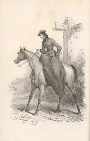 Femmes-Les-chasseresses-par-Adolphe-drsquoHoudetot.-Dessin-drsquoHorace-Vernet