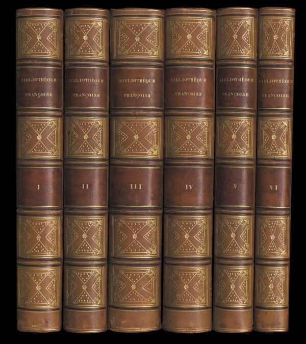 Bibliotheques-Les-francaises.-Nouvelle-edition-revue-corrigee-et-augmentee-drsquoun-discours-sur-le-Progres-des-lettres-en-France-et-des-remarques-historiques-critiques-et-litteraires-de-M.-de-La-Monnaye-et-de-M.-le-President-Bouhier-et-de-Falconnet-par-M.-Rogoley-de-Juvigny