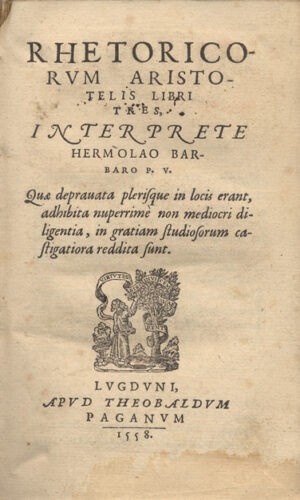 Rhetoricorum-Aristotelis-libri-tres-interprete-Hermolao-Barbaro-P.V