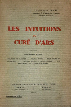 Intuitions-Les-du-cure-dArs.-Premiere-et-deuxieme-serie