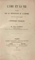 Ame-Lrsquo-et-la-vie.-Etude-sur-la-renaissance-de-lAnimisme.-Suivie-dun-examen-critique-de-lesthetique-francaise