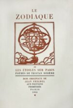 Zodiaque-Le-ou-Les-etoiles-sur-Paris.-Poemes.-Introduction-et-notes-de-M.-Theodore-Decalandre.-Edition-revue-par-lrsquoauteur.-Bois-originaux-de-Jean-Feildel