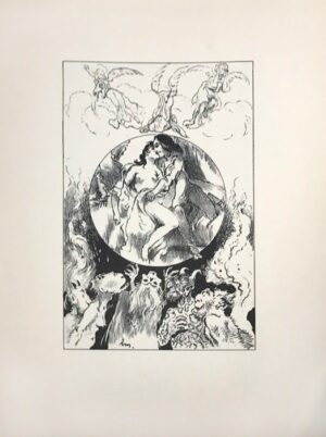 Albertus-legende-theologique.-Lithographies-originales-de-Louis-Morin