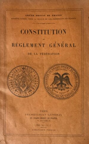 Grand-Orient-de-France.-Constitution-et-Reglement-general-de-la-Federation