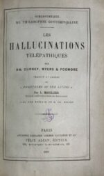 Hallucinations-Les-telepathiques.-Traduit-et-abrege-des-Phantasms-of-the-living-par-L.-Marillier-avec-une-preface-de-M.-Charles-Richet