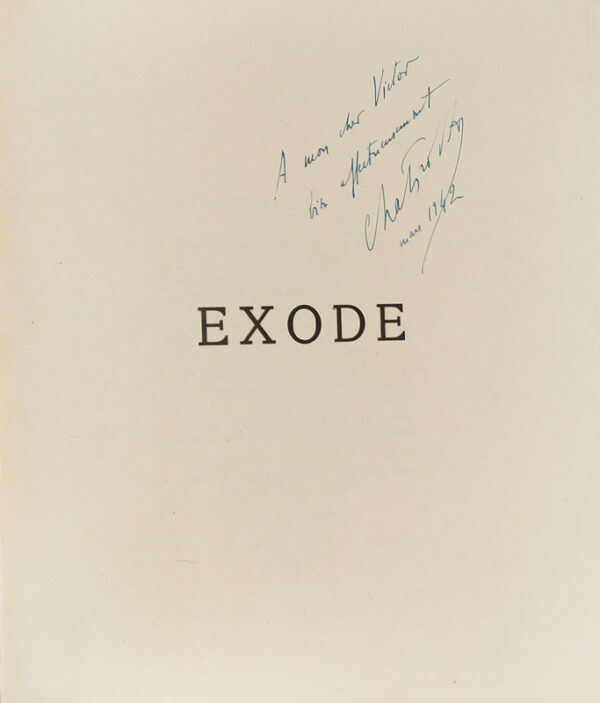 Exode-poeme-de-Henri-Chabrol.-Dessins-originaux-de-Andre-Collot Exode-poeme-de-Henri-Chabrol.-Dessins-originaux-de-Andre-Collot